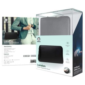 کیف دستی چرمی اثر انگشتی گرین لاین مدل London Pouch