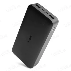 پاوربانک شیائومی مدل Redmi PB200LZM ظرفیت 20000 میلی آمپرساعت به همراه کابل تبدیل microUSB