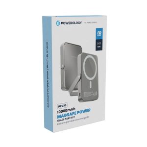 پاوربانک پاورولوژی مدل Powerology 10000mAh MagSafe Power Glass Surface