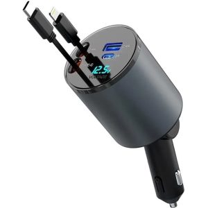شارژر فندکی 50وات گرین لاین مدل Green Lion 4 in 1 Car Charger